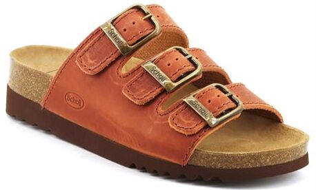 Scholl Sandal Dam Rio Dk Rust