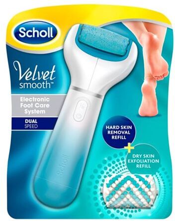 Scholl Velvet Smooth Dual Speed Fotfil