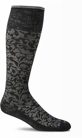 Sockwell Støttestrømper Damask Black