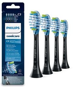 Philips HX9044/33 Premium Plaque Defence C3 4-pcs Black