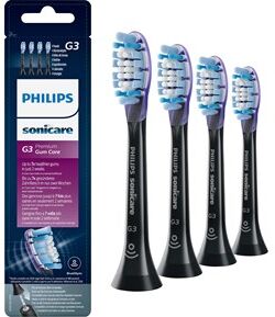 Philips HX9054/33 Premium Gum Health G3 4-pcs Black