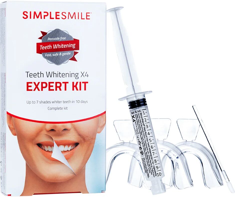 SIMPLESMILE Teeth Whitening X4 Expert Kit, 10 ml SimpleSmile Tannbleking