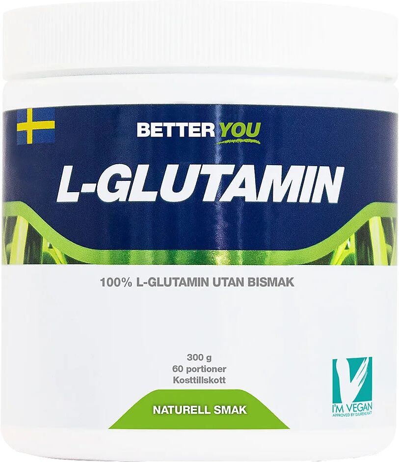 Better You Naturligt L-Glutamin Naturell, 300 g Better You Kosttilskudd