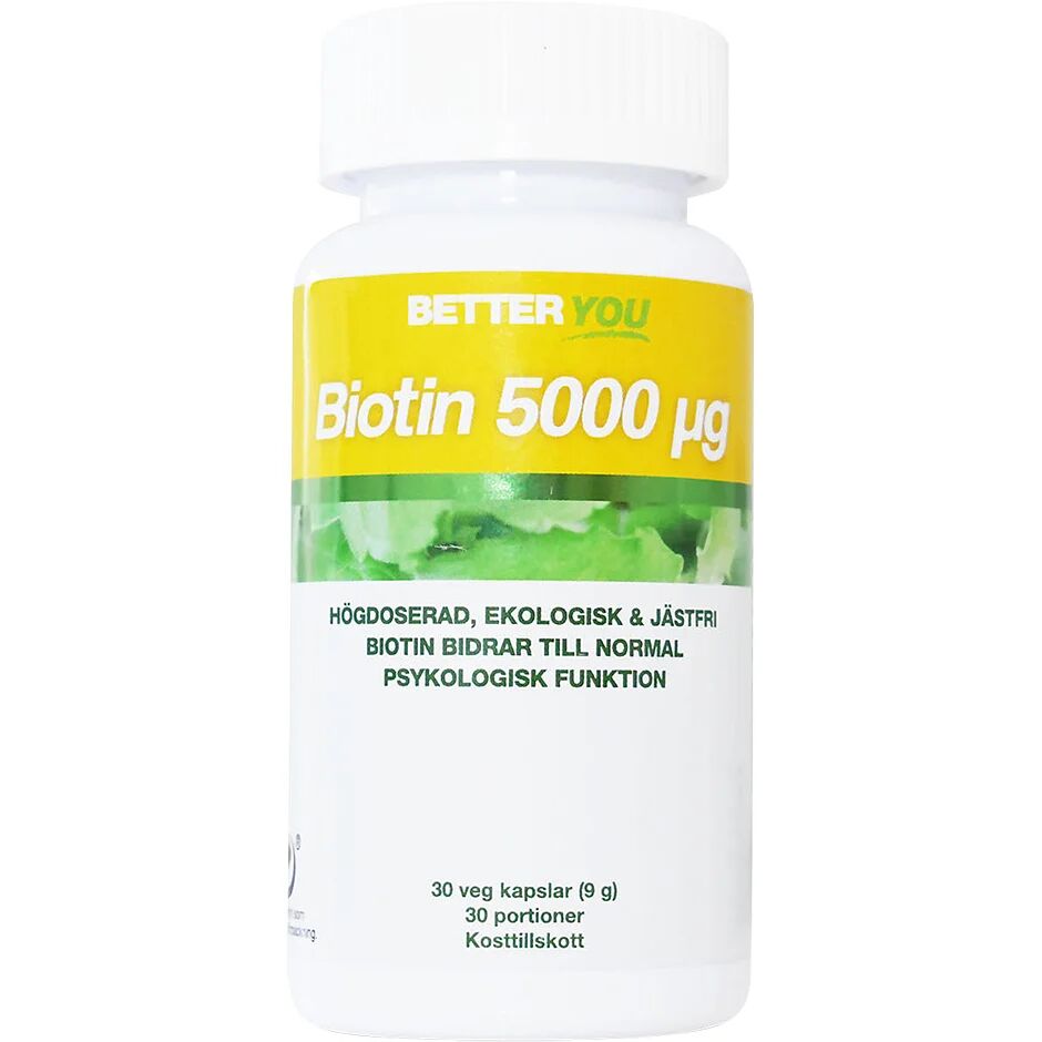 Better You Biotin 5000,  Better You Kosttilskudd