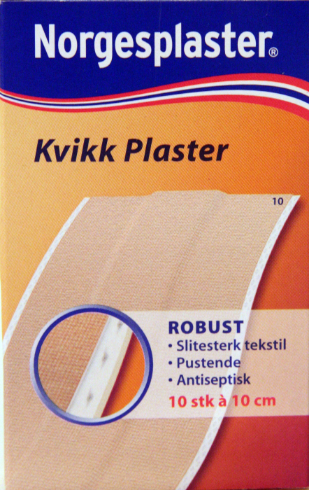 Norgesplaster Tekstil 6x10cm (4124)