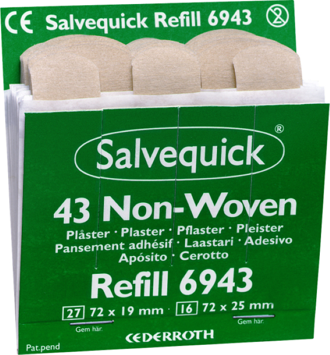 Plaster Salvequick 6943 Nw Refill 43strips