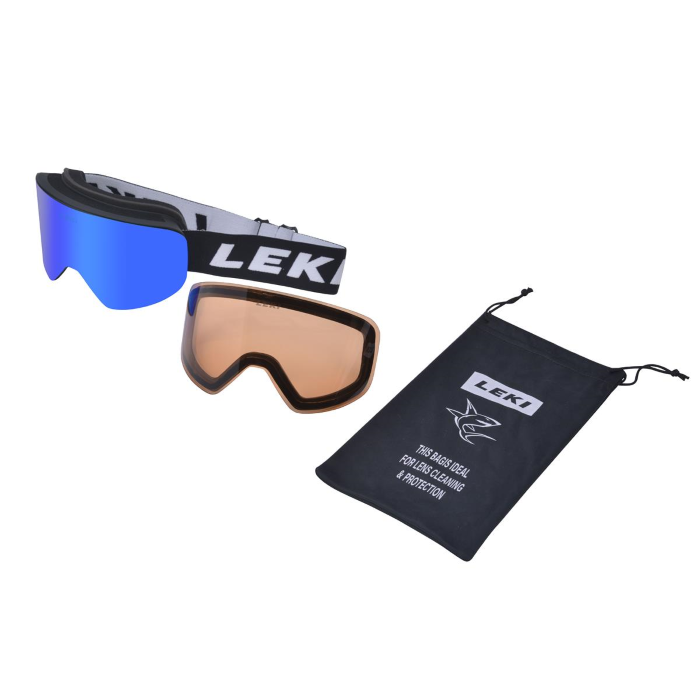 Leki Viper Vision Skibrille - Black Shadow