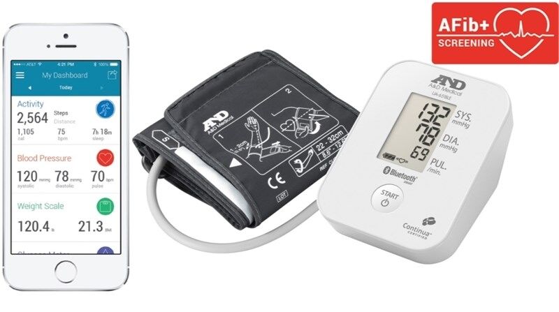 Blodtrykkmåler - A&D UA 651 Ble Bluetooth