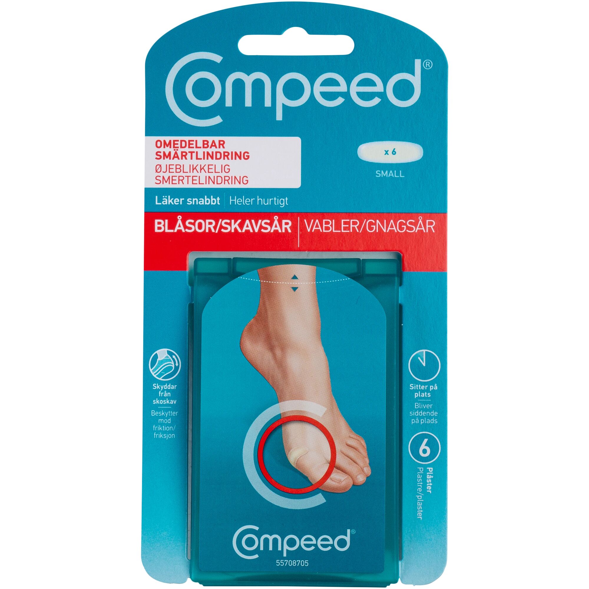 Compeed gnagsårplaster S STD