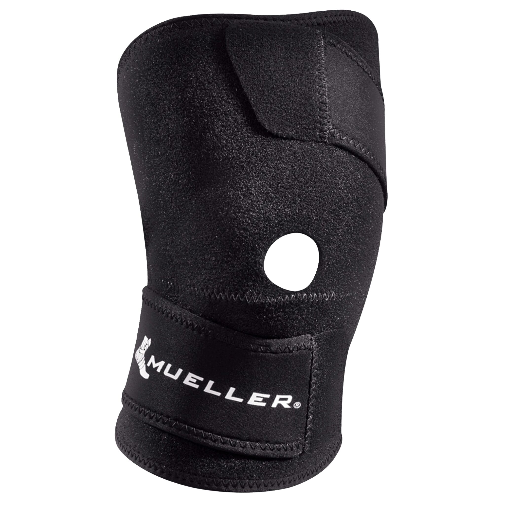 Mueller Wraparound Knee Support, knestøtte One Size BLACK