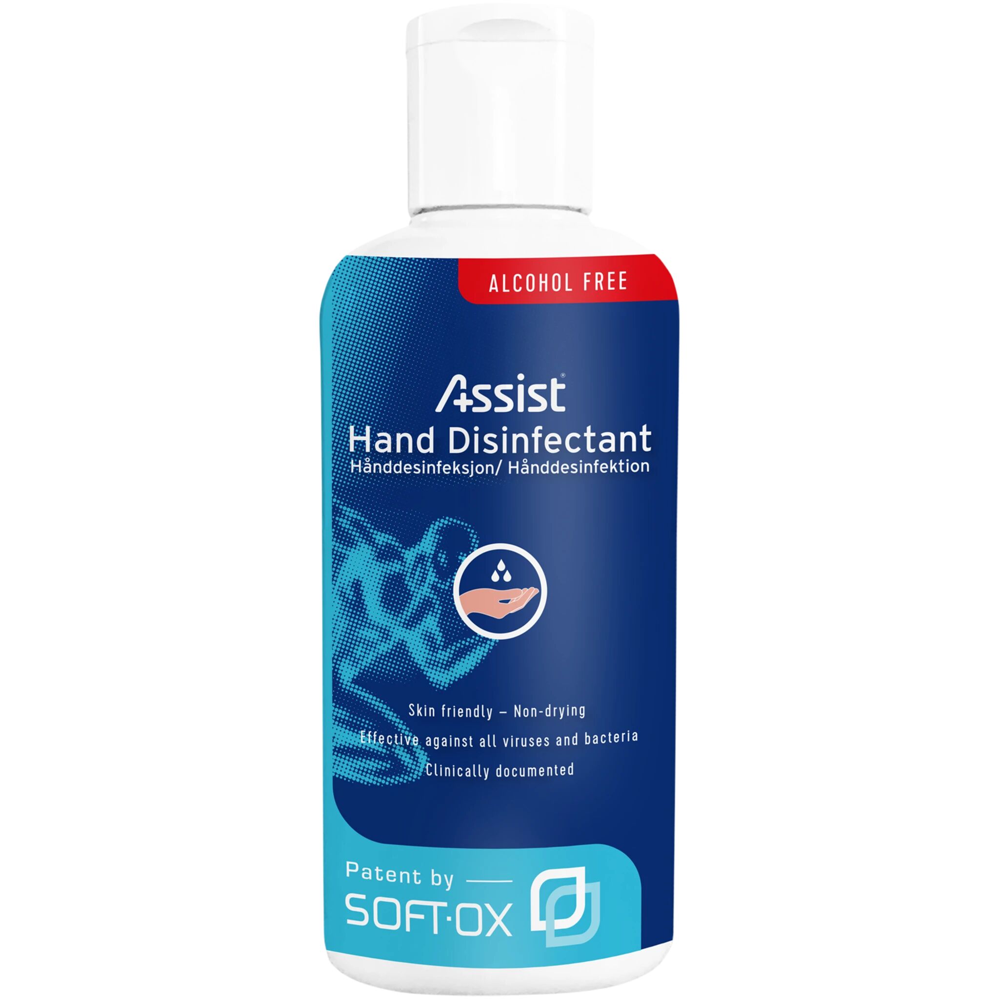 Assist By Softox SafeDes Hand Desinfectant 250ml, hånddesinfeksjon 250ml STD