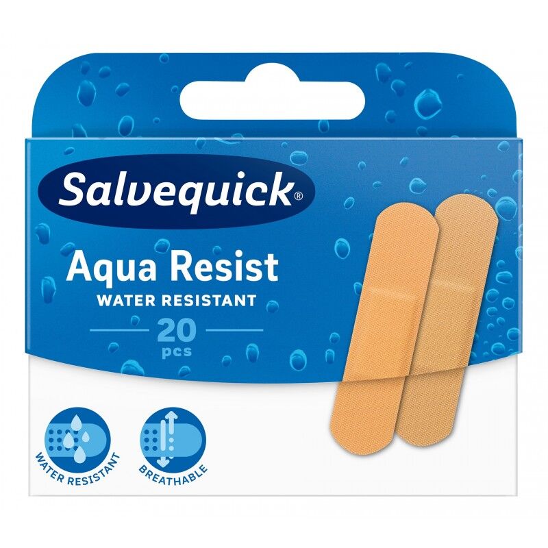 Salvequick Aqua Resist 20 st Pl&aring;ster