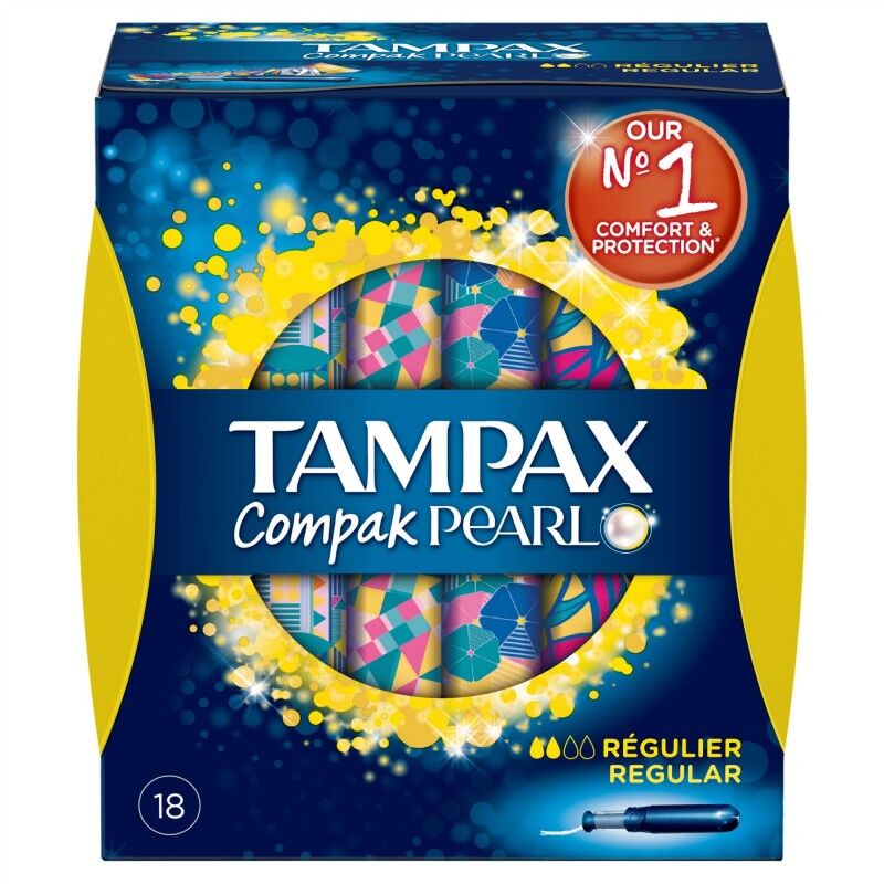 Tampax Compak Pearl Regular 18 st Tamponger