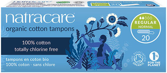 Natracare Tampons Sans Applicateurs Normal 20 unités