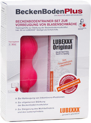 Lubexxx BeBoPlus Set De Stimulation Du Périnée Prévention Fuites Urinaires et Incontinences 60g + Lubrifiant 50ml