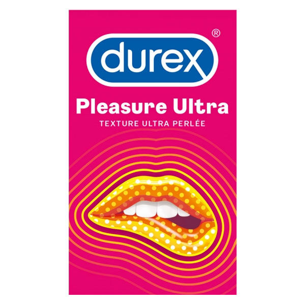 Durex Pleasure Ultra Préservatif Texture Ultra Perlée 2 unités