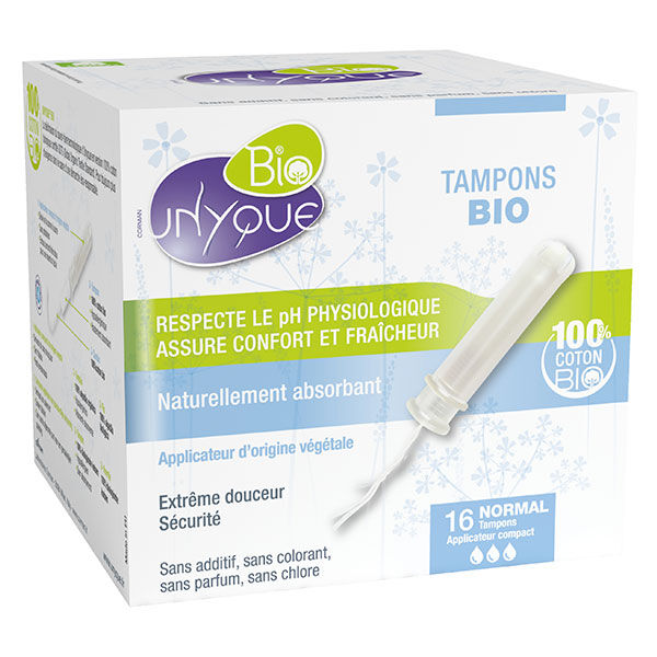 Unyque Bio Tampon Applicateur Normal 16 protections