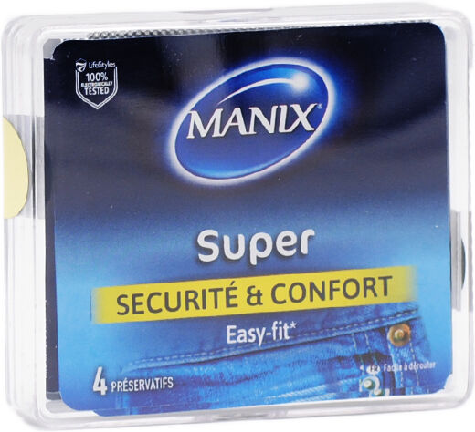 Manix Super 4 préservatifs