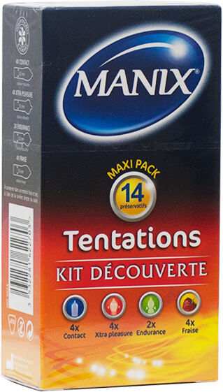 Manix Tentations Kit Découverte 14 préservatifs