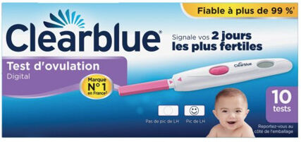 Clearblue Test d'Ovulation boîte de 10