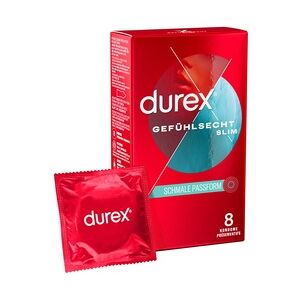 Reckitt Benckiser Deutschland GmbH DUREX Gefühlsecht Slim Kondome 8 Stück