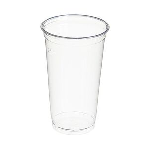 Huhtamaki Trinkglas aus PLA für Kaltgetränke mit Füllstrich 500 ml Ø 9,5 cm, 50 Stück