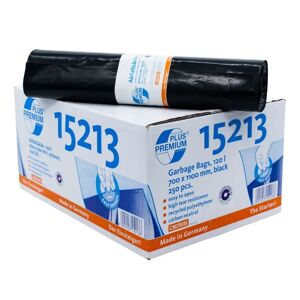 Deiss DEISS Premium Plus® Abfallsäcke Typ 60, 15213, 120 Liter schwarz; 120l; schwarz; 10 Stück / Packung