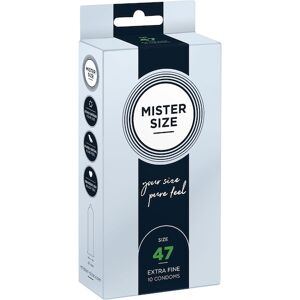 Mister Size Passion & Love Condoms Pure Feel 47 mm - Size XS