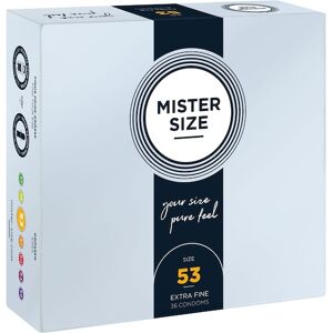 Mister Size Passion & Love Condoms Pure Feel 53 mm - Size M