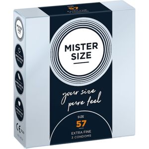 Mister Size Passion & Love Condoms Pure Feel 57 mm - Size L