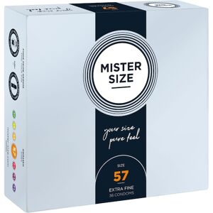 Mister Size Passion & Love Condoms Pure Feel 57 mm - Size L