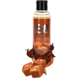 Stimul8: S8 4-in-1 Dessert Lube, Chocolate/Caramel, 125 ml Transparent