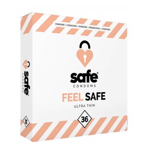 Safe Ultra Thin Feel Safe Condoms   36 stk.