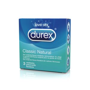 Classic Durex Natural Kondomer 6 X 3 St