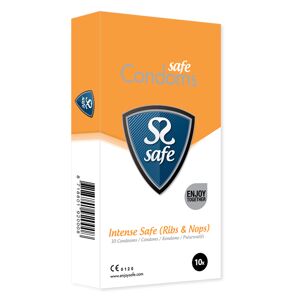 Durex Safe - Intense Safe Kondomer Rib-Nop 10 pcs
