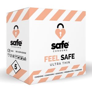 Safe - Feel Safe Condoms Ultra-Thin 5 pcs