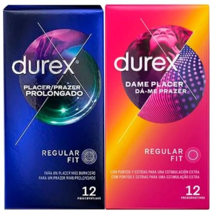 Durex Preservativos Placer Prolongado + Dame Placer 12+12