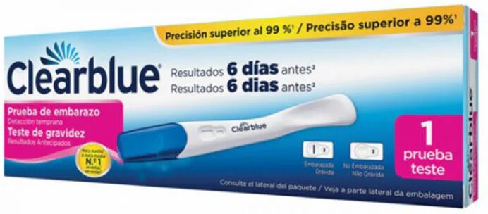 Prueba de embarazo de 6 días Clearblue Early