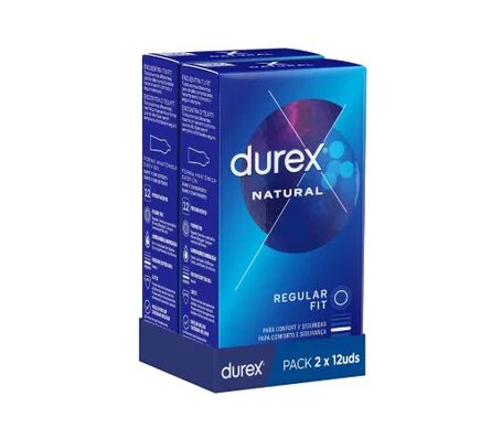 Durex Natural Preservativos 2x12uds