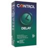CONTROL Luonnollisesta lateksista valmistetut Delay-syöksyä hidastavat kondomit, 12 kpl.