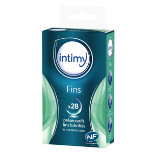 Intimy Fins 28 préservatifs - Publicité