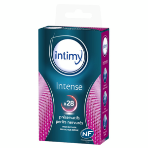 Intimy Intense 28 préservatifs - Publicité
