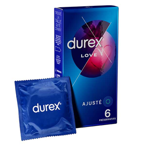 Durex Préservatifs Love - 6 Préservatifs Faciles à Mettre - Publicité