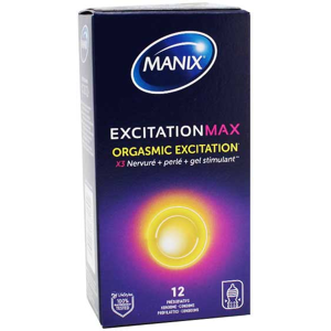 Manix Excitation Max Maxi Pack 12 Préservatifs - Publicité