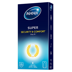 Manix Super Sécurité et Confort 6 préservatifs - Publicité