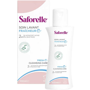 Saforelle Soin & Hygiène Soin Lavant Fraicheur 12h 100ml - Publicité