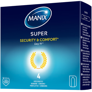 Manix Super Easy 4 Préservatifs - Publicité