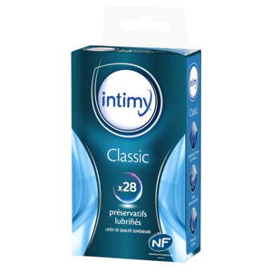 Intimy Classic 28 préservatifs - Publicité