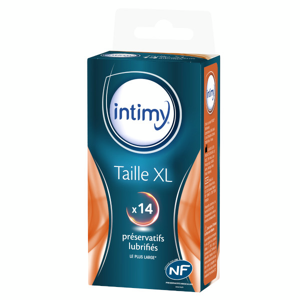 Intimy Taille XL 14 préservatifs - Publicité