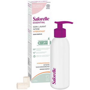 Saforelle® Essential - Soin Lavant Intime Hydratant à Reconstituer - Starter Kit - Publicité